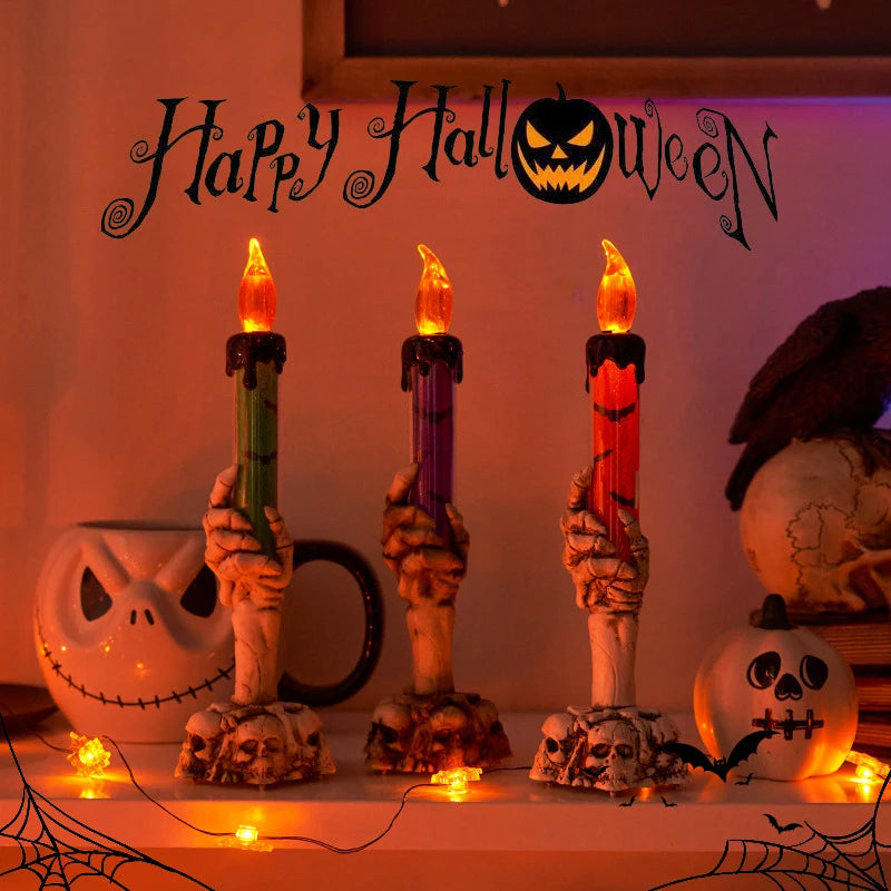 Halloween Schedel Hand Lantaarns - Decoratieve Tafellamp
