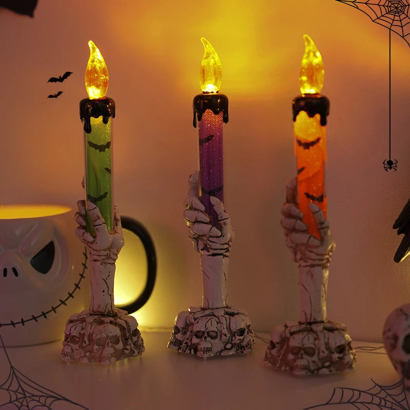 Halloween Schedel Hand Lantaarns - Decoratieve Tafellamp