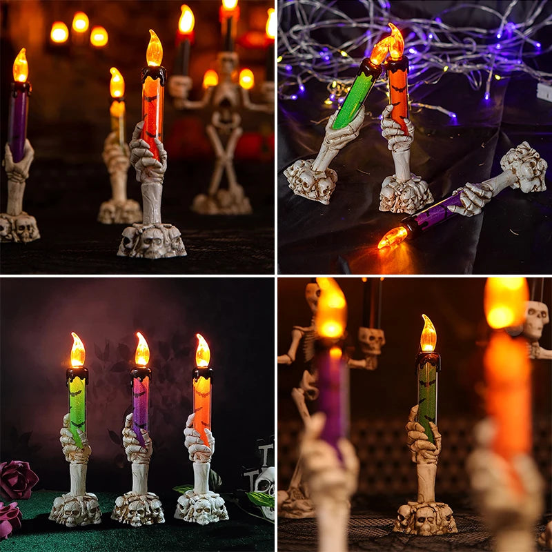 Halloween Schedel Hand Lantaarns - Decoratieve Tafellamp