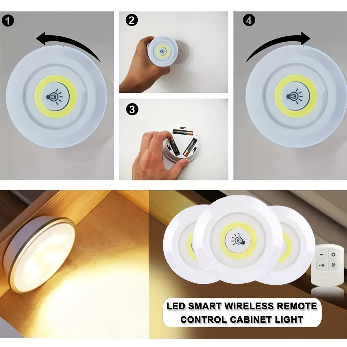 Slimme LED Onderkastlampen – Ideaal voor Elke Ruimte - 3 Stuks/6 Stuks